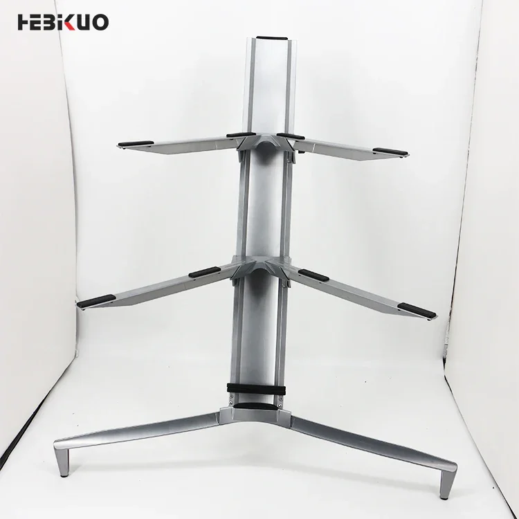 HEBIKUO Z-80 Aluminium keyboard piano stand double music keyboard stand 1.2M