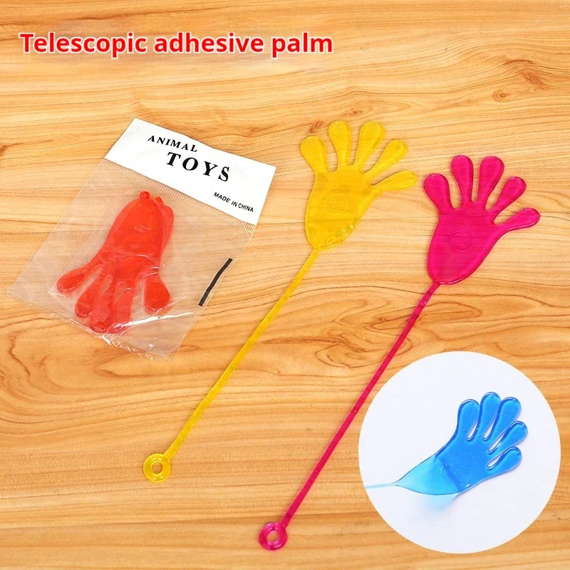 30pcs Children'S Elastic Stretching Sticky Hand Toy Wall Climbing Creative Prank Small Toy Stress Relief Funny Hand Toy For Kids