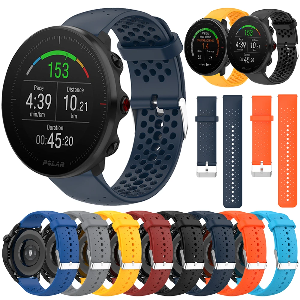 Official Bands For POLAR IGNITE 2 Band Vantage M2 M/Unite/GRIT X Pro Smartwatch Bracelet Silicone Belt For Polar Ignite 2 Straps