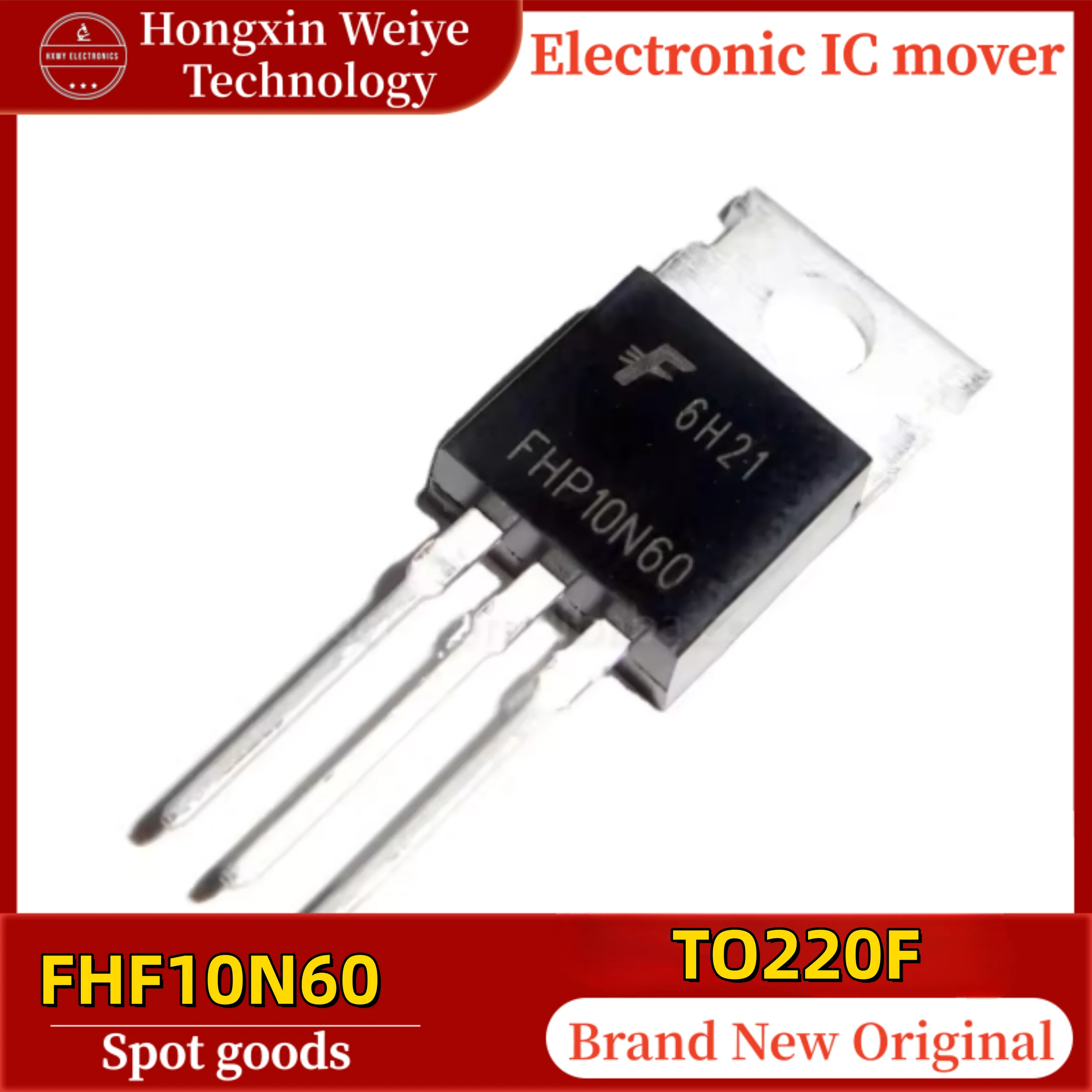(30/50 pieces) FHP10N60 TO-220 FHP10N 10A 600V MOSFET Power Transistor IC 100% Original In Stock Fast Shipping