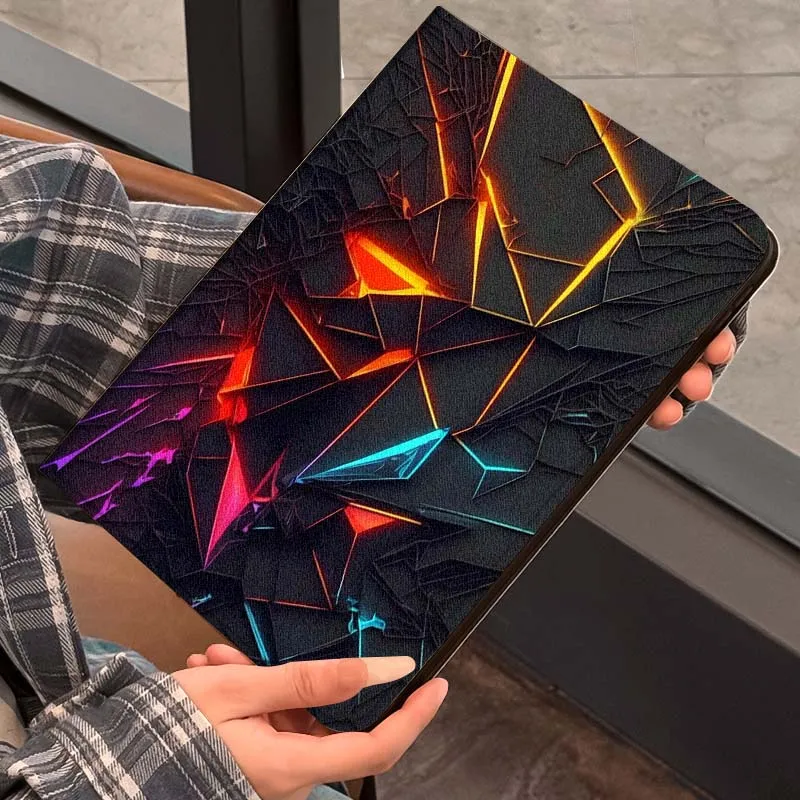 Kohlefasermuster für iPad Pro Air Mini 2 3 4 5 6 7 7. 8. 9. 10. 11. 10.2 9.7 10.5 10.9 11 13 Zoll Tablet-Hülle