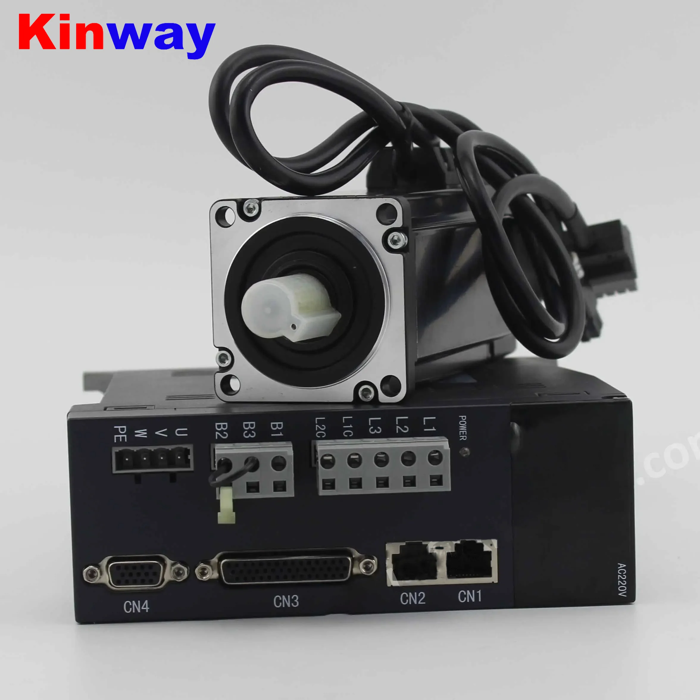 Kinway servo motor 400W 60ST-M01330 servo motor driver kit AC220V 1.27Nm 3000rpm 60mm motor for cnc servos machine machine