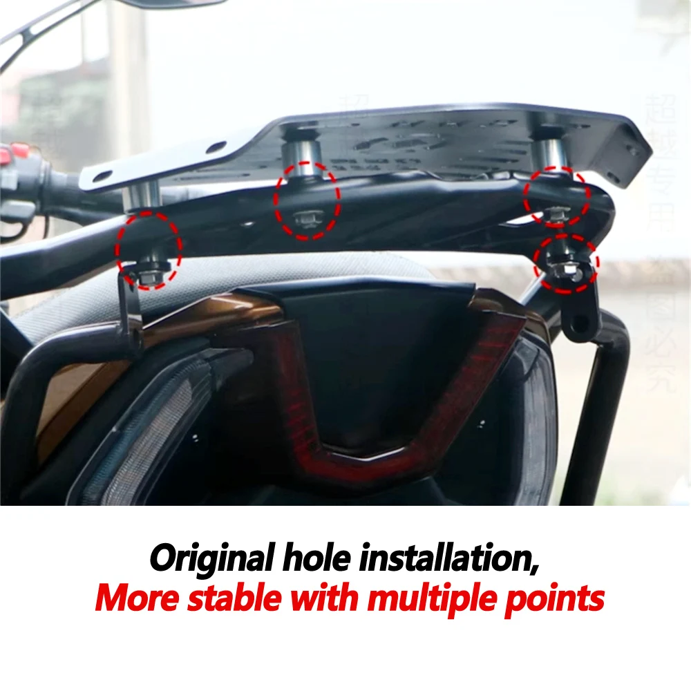 ل QJMOTOR FORT350 FORT 350 Hong350 رف أمتعة تعديل الرف الخلفي QJ350ADV QJ350 الجذع دعم الجذع الملحقات #3