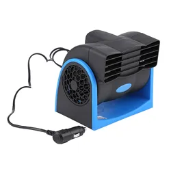 Auto Car Vehicle 12V Electric Fan Mini Adjustable Speed Silent Air Fan Car Air Fan Car Electric Fan Car Silent Air Fan Car Fan