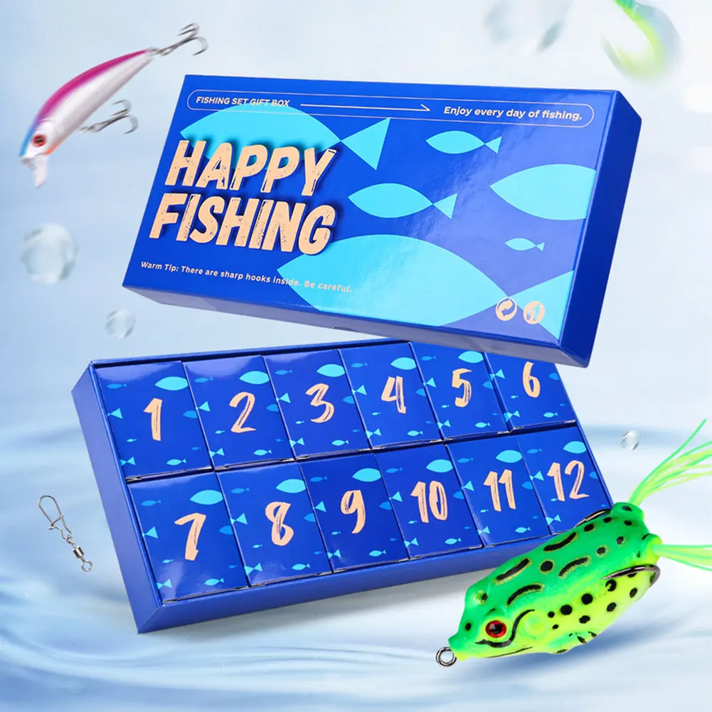 

Fishing Lure Kit Soft and Hard Bait Set Metal Jig Spoon for Bass Pike Fishing Accessories Gifts for Men