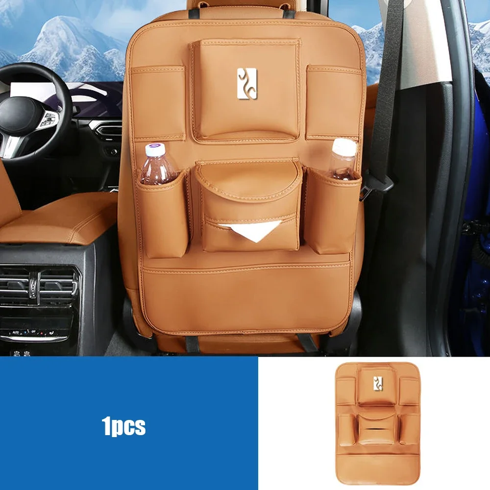 الجلود ل BYD يانغوانغ U8 U9 2025 مقعد وحدة التحكم المركزية للسيارة وضع العناصر تخزين الورق مقسم حقيبة تخزين حقيبة الكسوة