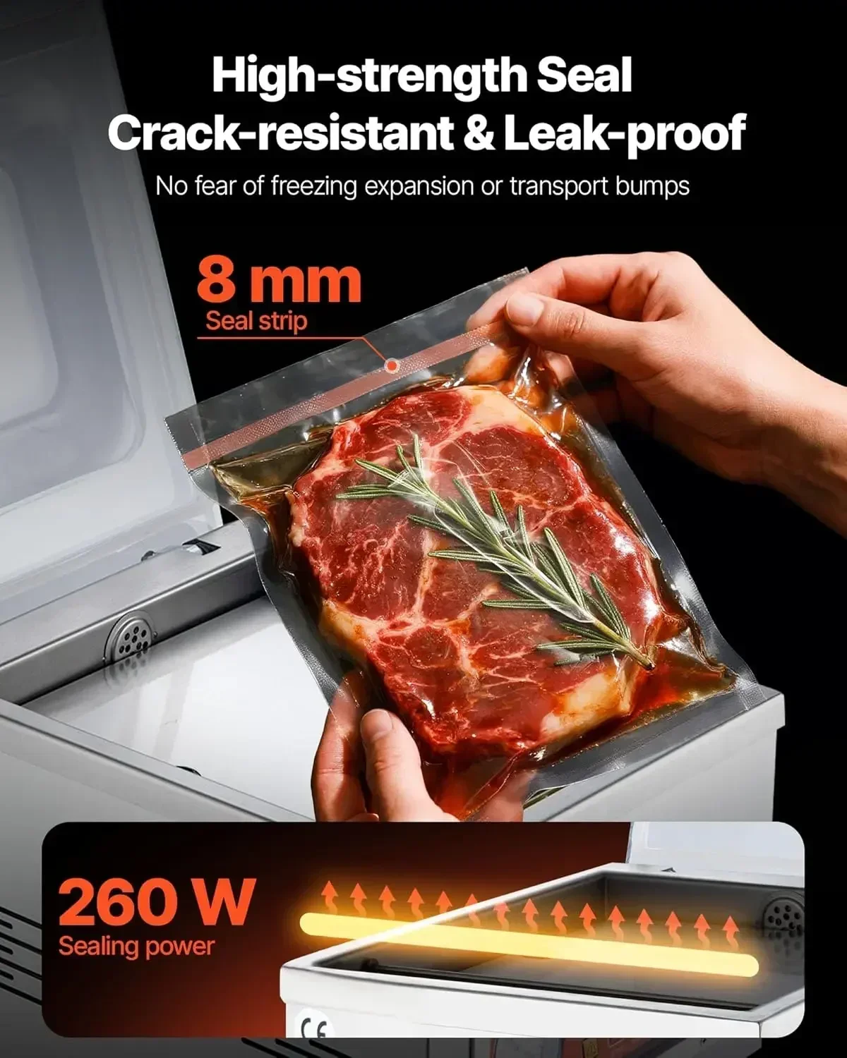 BestsellerBestsellerBestsellerBestsellerChamber Vacuum Sealer, DZ-260A 6.5 cbm/h Pump Rate, Excellent Sealing Effect with Automa