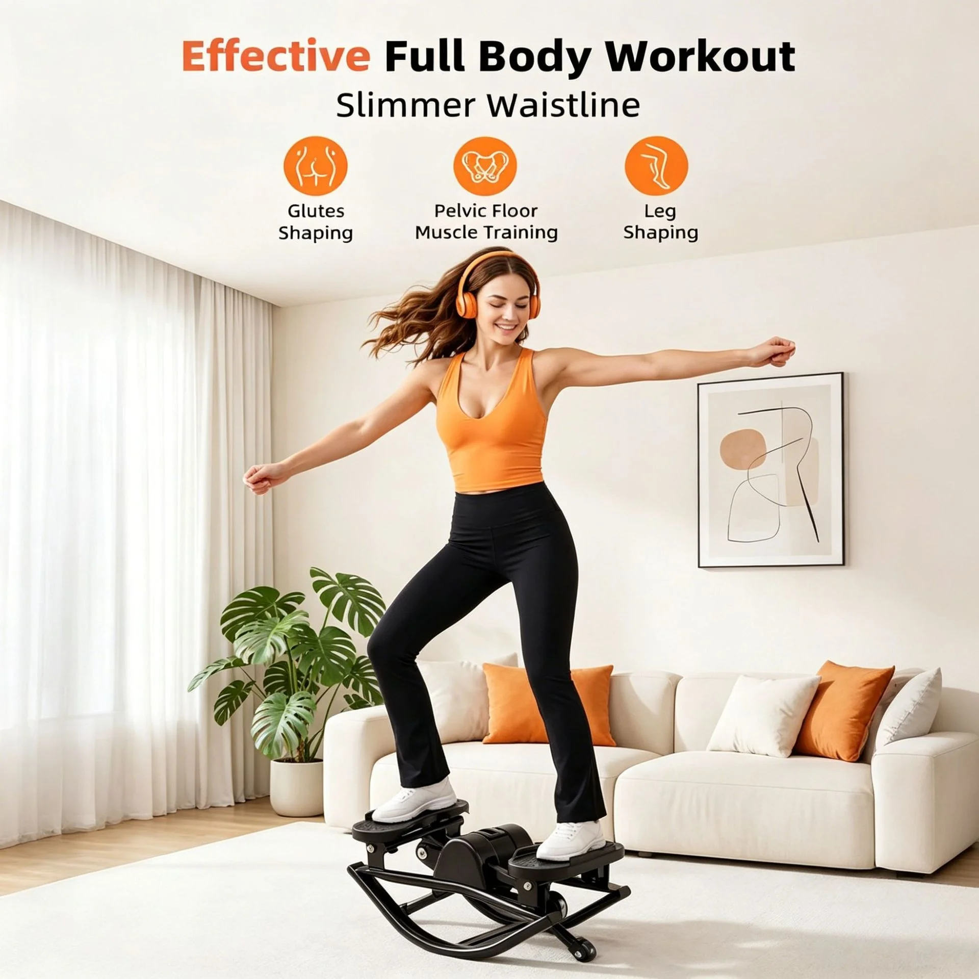Factory Direct Swing Stepper Home Use Silent Waist-twisting Foot Pedal Fitness Machine Indoor Leg-slimming Fat-burning Exercise