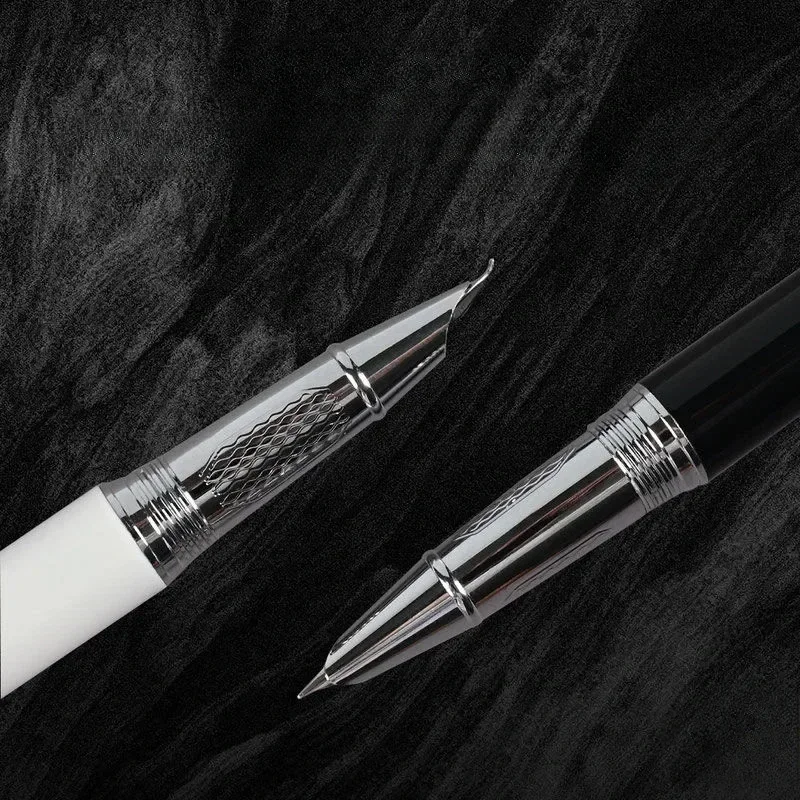 Новая металлическая перьевая ручка Wingsung 911, наконечник Iraurita 0,6 ~ 0,7 мм с конвертером чернил, подарочная ручка для письма для офиса, школьные принадлежности, подарок