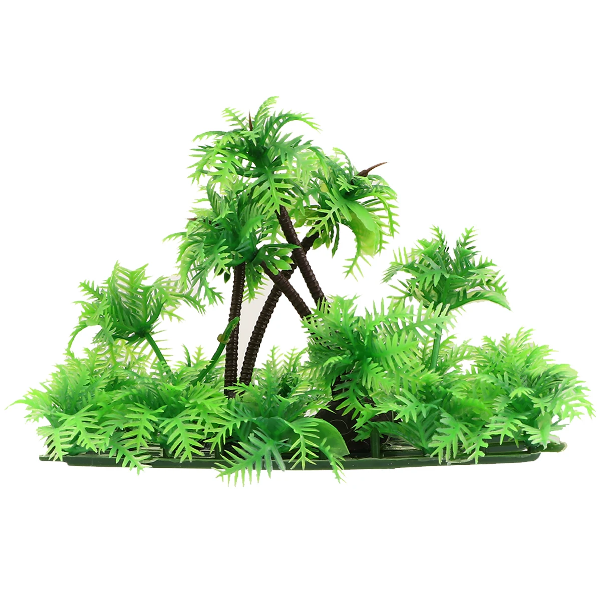 

1pc Fish Tank Plastic Ornament Artificial Tree Lifelike Decor For Aquarium Underwater Plants Green Simulation Aquarium Ornament