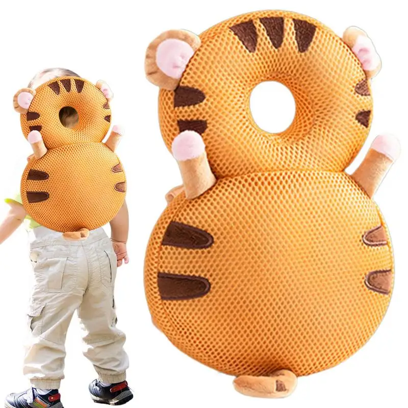 1-3TToddler Baby Head Protector Safety Pad Cushion Back Prevent Injured Angel tiger Cartoon Security Pillow Protective Headgear