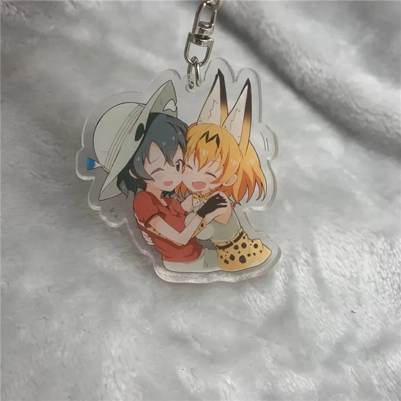 Keychain Sābaru Kaban Acrylic Keyring strap Figure Hanging Accessories 6cm