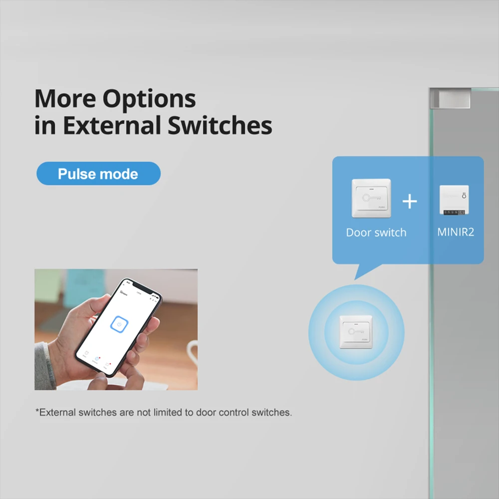 SONOFF MINIR2 Two Way Switch Mini Wifi Smart Home Swcith Wireless Remote Control Switch Works with eWelink Alexa Google Home