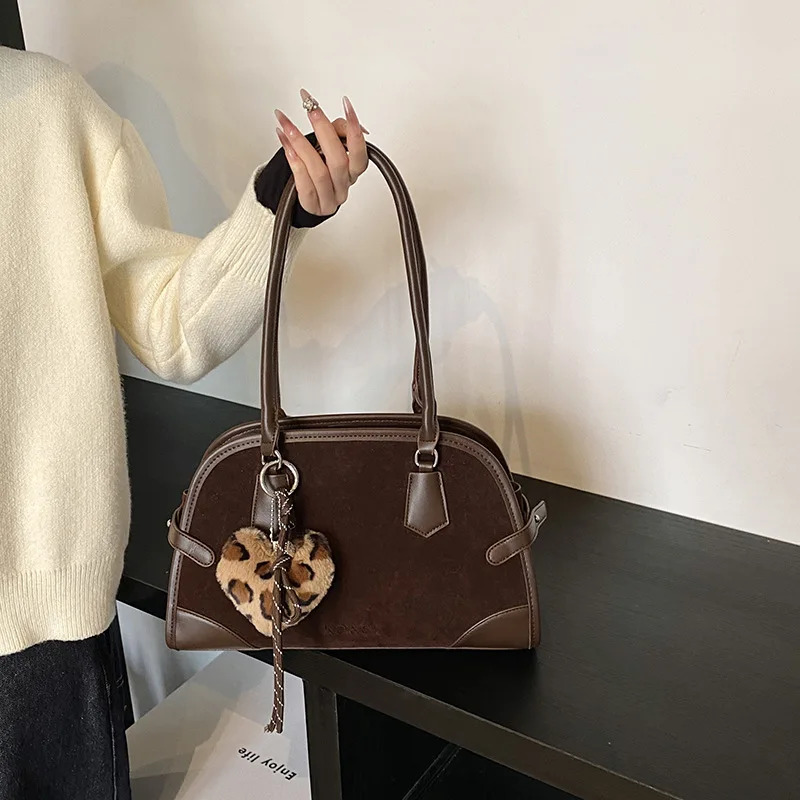 Women Retro Suede B… - image