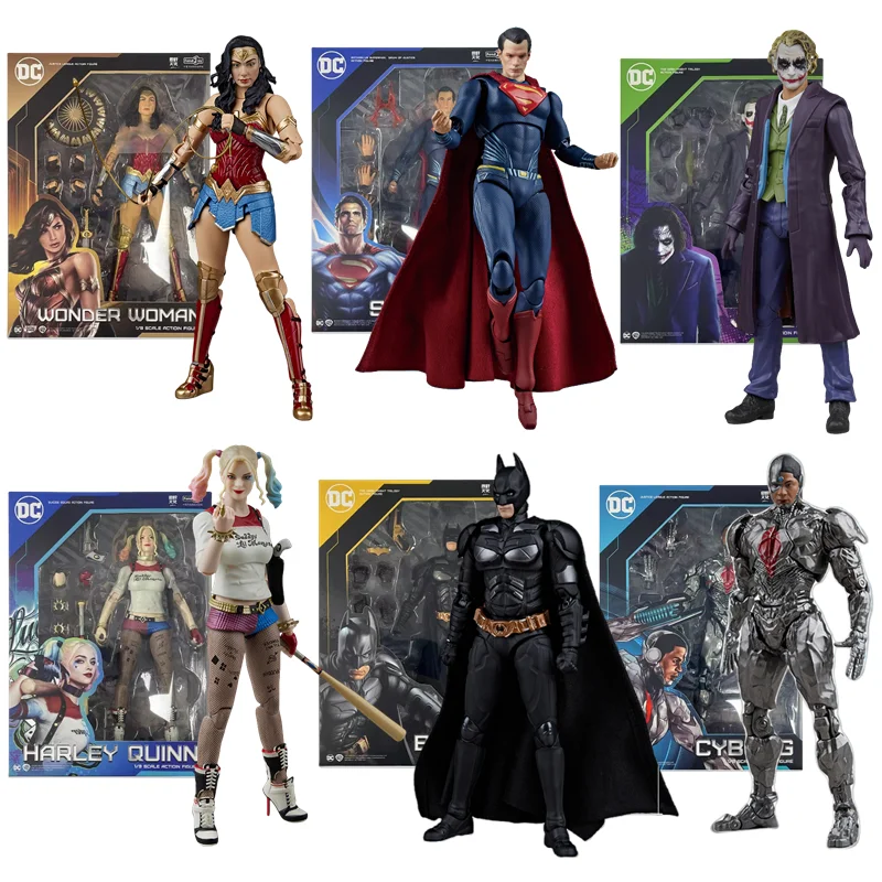 

DC Originals Justice League Batman Figure 1/9 Superman Wonder Woman Aquaman Mera Anime Figures Collection Toys