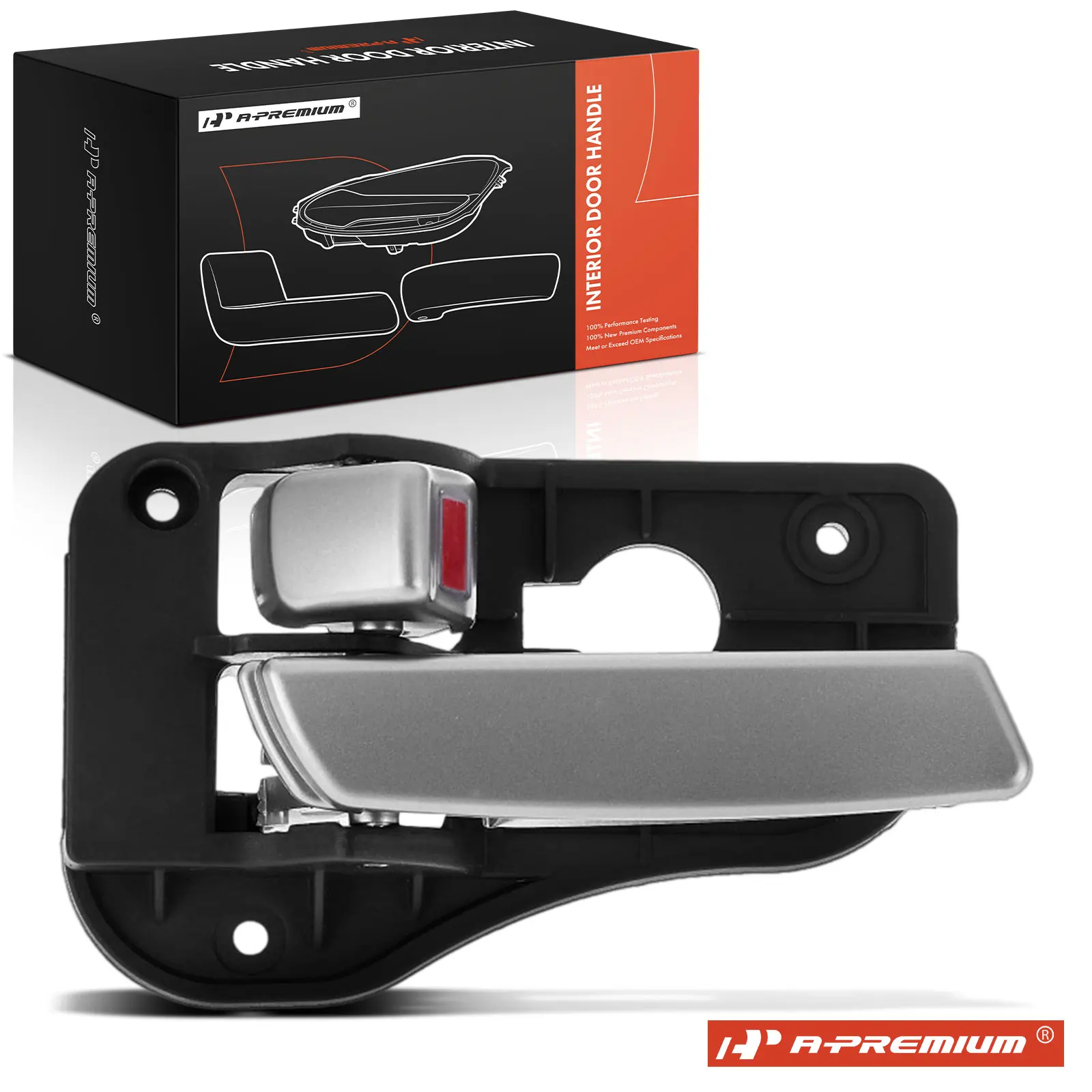 A-Premium Front or Rear Driver Side Silver Interior Door Handle for Kia Rondo 2007-2012