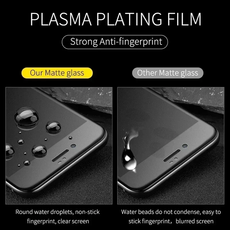 Película de cerámica mate suave para iPhone, Protector de pantalla para IPhone 15, 11, 12, 13, 14 Pro Max, 7 Plus, 13 Mini, XS MAX, X, XR, sin vidrio, 5 unidades