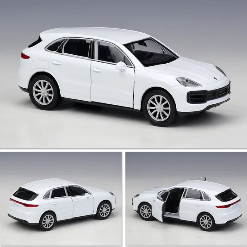 WELLY 1:36 Porsche Cayenne Turbo Pull Back SUV Auto Hohe Simulator Modell Auto Metall Legierung Spielzeug Auto Diecast Für Kinder geschenk B145