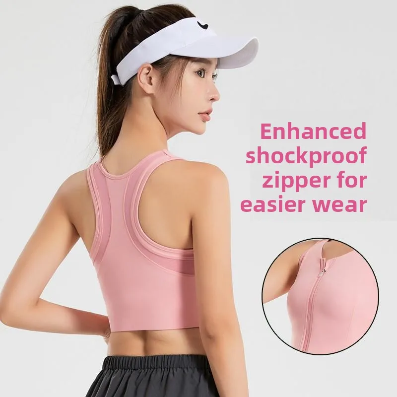 

Qui Dry Спортивный бюстгальтер большого размера для женщин Бег Fitn Верхняя одежда Жилет o Absorption Fast ip Спортивное нижнее белье