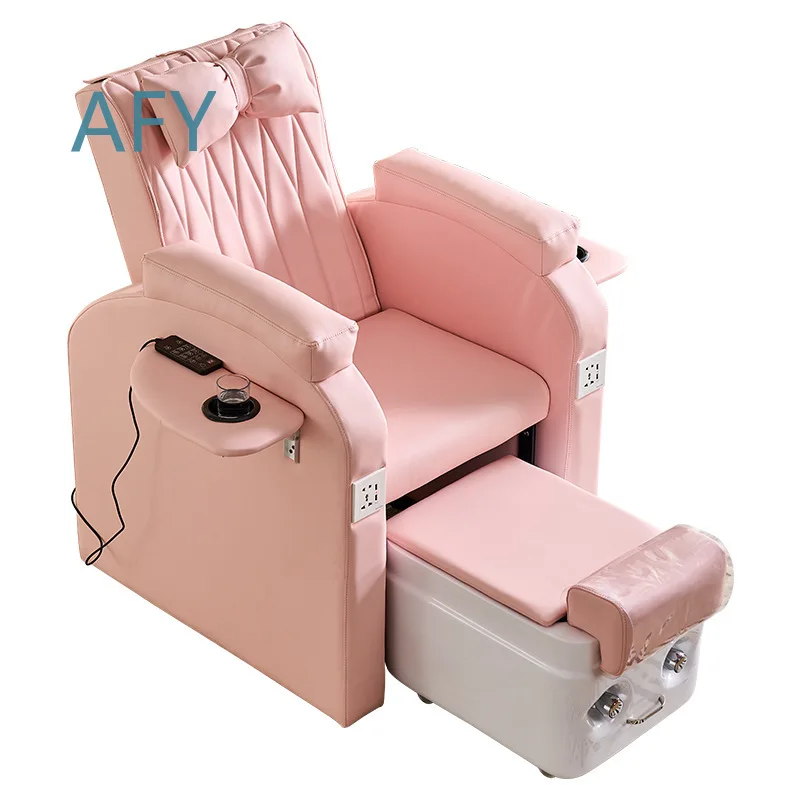 Electric Massage Nail Sofa Foot Bath Chair for Salon Spa Eyelash Nail Shop Foot Soaking Sofa for Home Use Professional Beauty