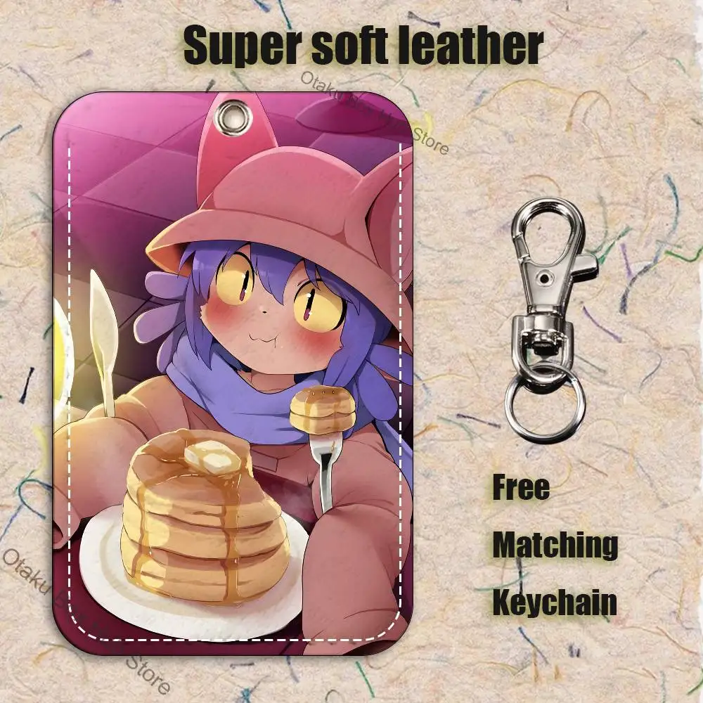 Anime N-Niko O-OneshotS Holder Keychain For Bank Business Work Card Holder Student Card Protective Case Bus Card view 3