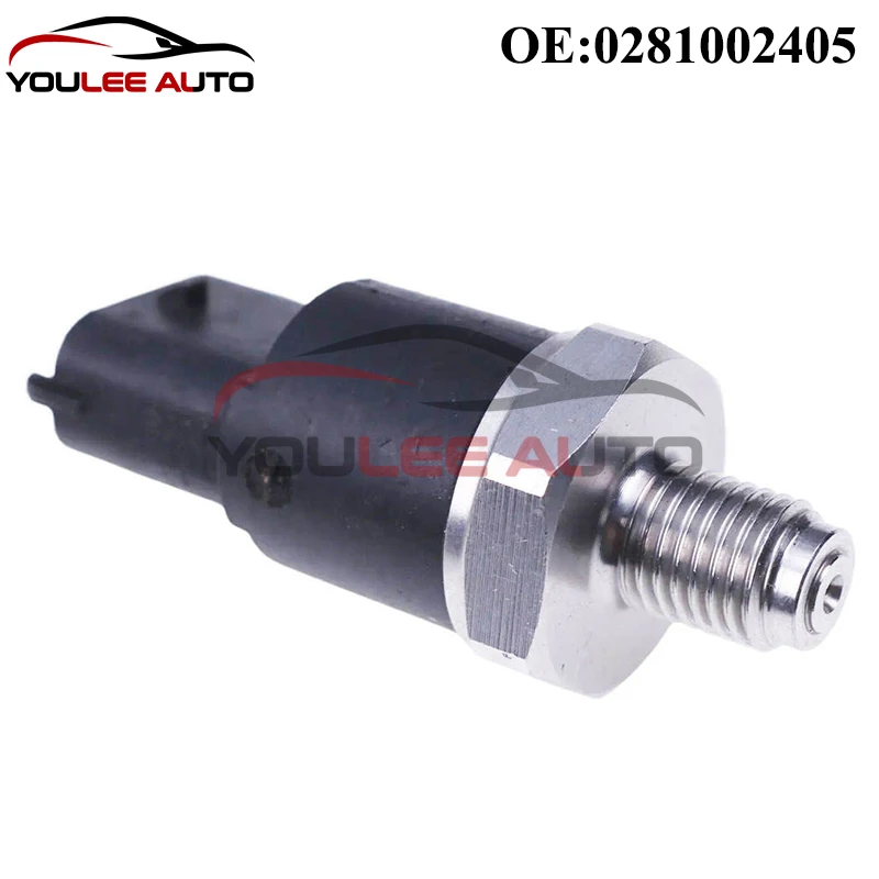 New OEM 0281002405 Fuel Rail Pressure Sensor For Renault Fiat Ducato BMW Hyundai Peugeot Boxer Citroen Relay Jumper Auto Parts