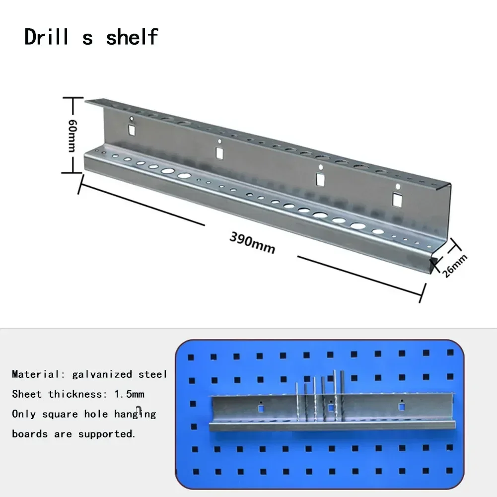 Wrench Organizer Tray Drill Angle Grinder Socket Storage Rack Holder Wall-Mounted Hardware Tool Bracket Hanging Board