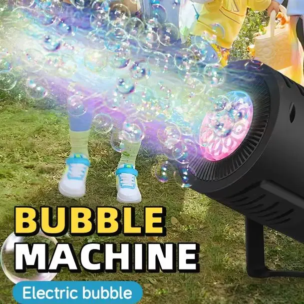 Máquina Ubble para performance em palco, soprador automático de bolhas, recarregável, portátil, brinquedo para festa de casamento ao ar livre