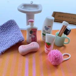 1 Set 1/12 Scale Miniature Cute Realistic Toiletries Model For OB11 BJD Scene Dollhouse Accessories Mini Toys Kids Pretend Play