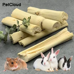 Giocattolo da masticare molare di bambù dolce naturale piccolo animale domestico per criceto cavia scoiattolo coniglio cincillà pulizia denti bastone di bambù