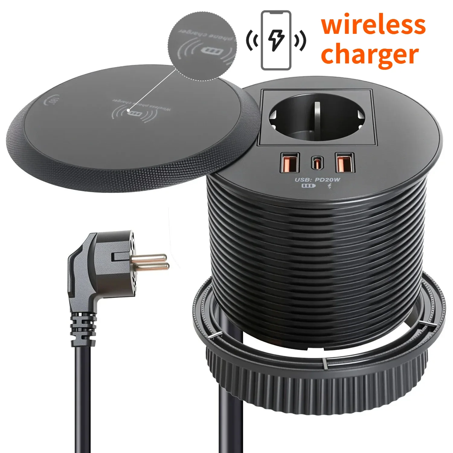 funayawireless-charging-circular-outlet-eu-us-uk-au-with-usb-a-c-pd-embedded-hidden-desktop-ac110~250-built-in-extension-socket