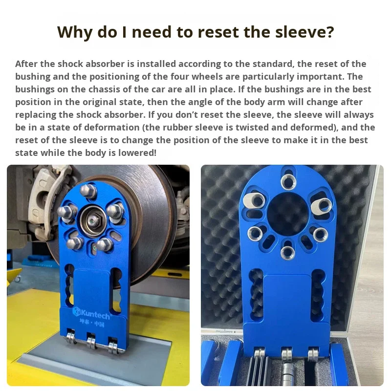 Kuntai Aluminum Alloy Car Chassis Stress Relief & Adjustment Reset Tool For OLIVER Bushing Maintenance Special Tool