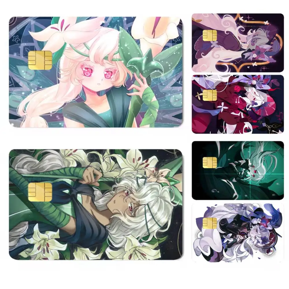 Run Kingdom White-e lily Cookie Credit Card HD Stickers Premium matte film effectively prevents fingerprints and daily abrasion.