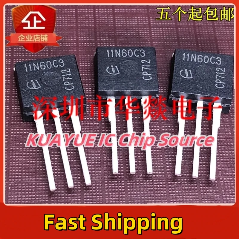 10PCS-30PCS   SPI11N60C3  11N60C3  TO-262   600V  11A  Fast Shipping Quality Guarantee