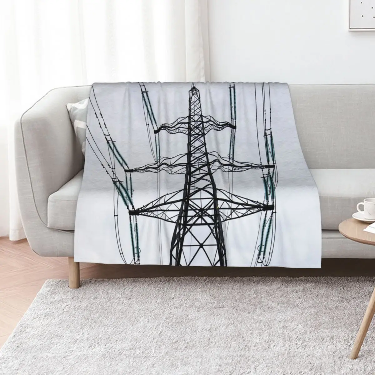 Manta suave para aire acondicionado Pylon Throw Blanket para oficina y hogar