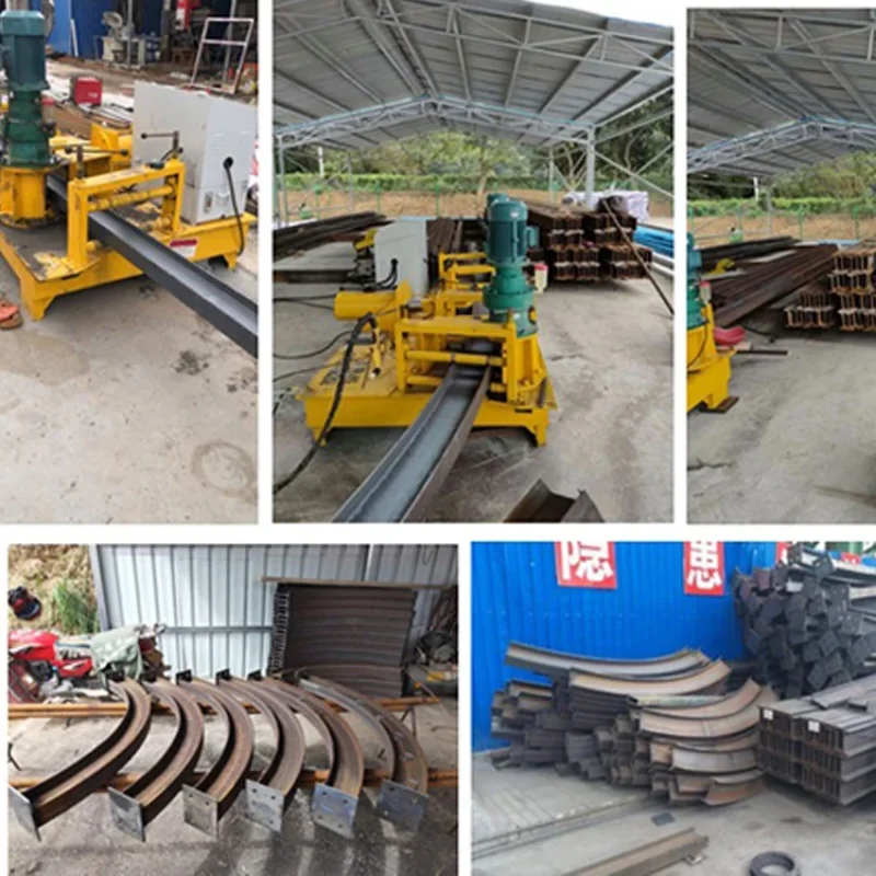 2024 YG Factory Price Rebar Cold Bend Machinery Hydraulic Tunnel Processing Steel H Beam Cold Bending Machine Sale for Russia