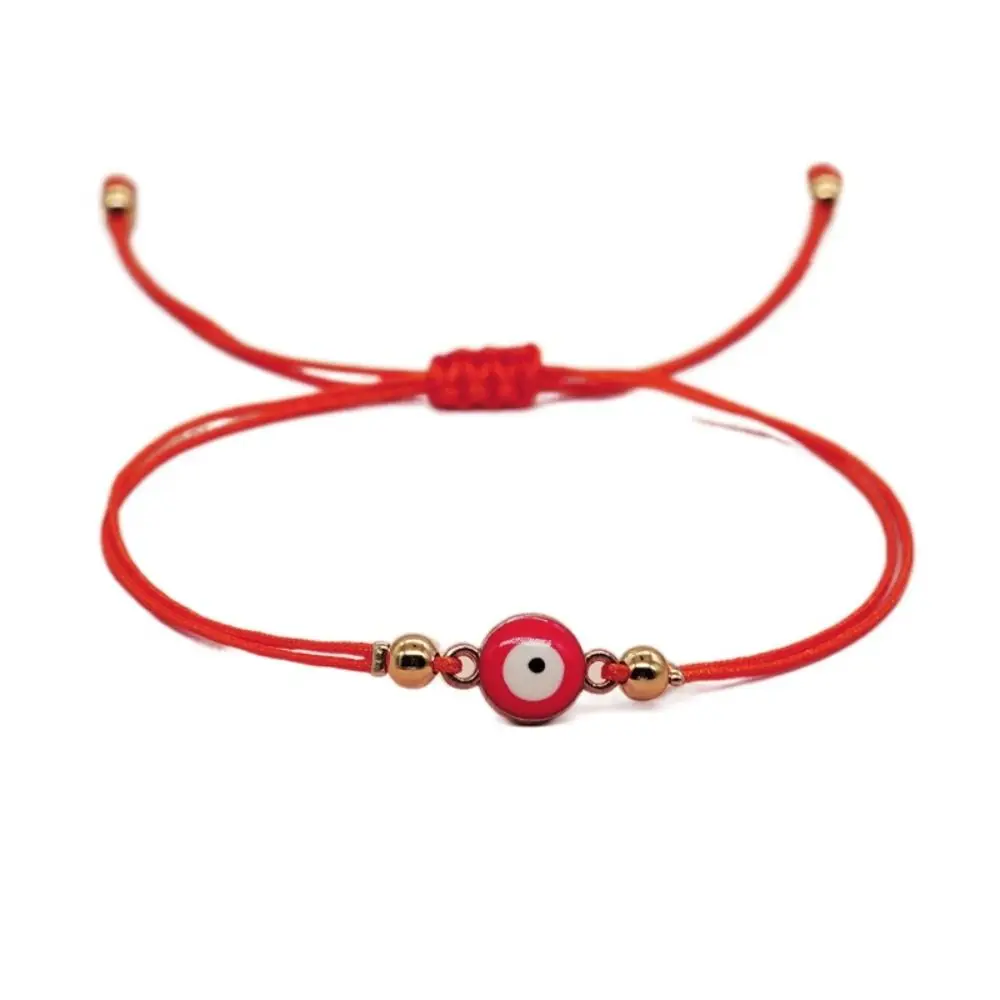 

Retro Greek Eye Demon Eye Bracelet Pulseras Handmade Lucky Red Rope Jewelry Accessories Hand Rope Fortune Bracelet Gift