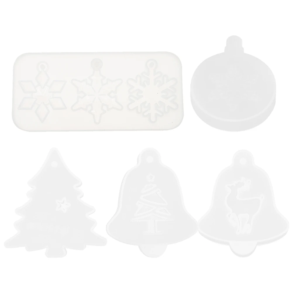 

Christmas Tree Night Light Mold Decorative Pendant DIY Hanging Ornament Casting Epoxy for Decorations