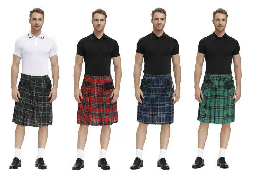 

Эластичная юбка с высокой талией, мужской праздничный клетчатый пивной костюм длиной f, женский этнический сценический костюм ex i Kilt