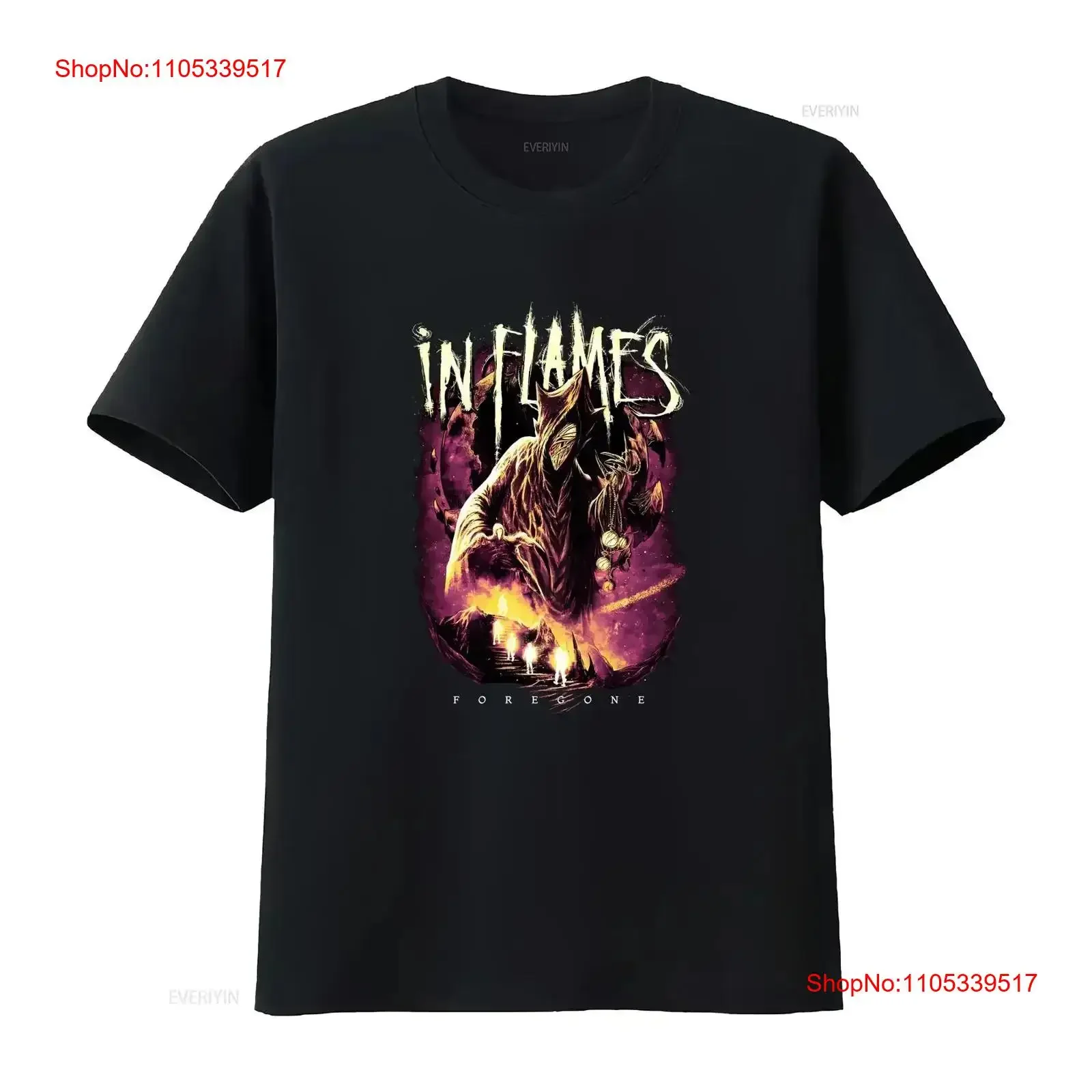 Foregone In Flames Short T Shirt All Size S2345XL 1T219 vintage Washed designer clothes Slightly streetwear Stylish vintage