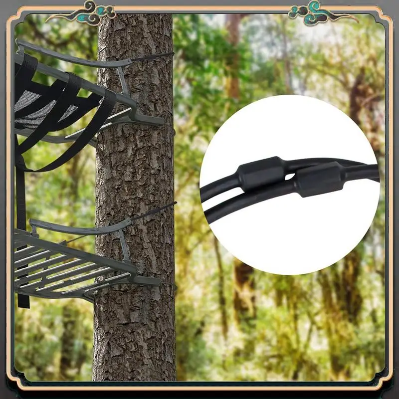 

Treestands 1Pair Of Replacement Cables For Climbing Treestands,Replacement Tree Stand Cables, Durable Steel 5.77FT Durable