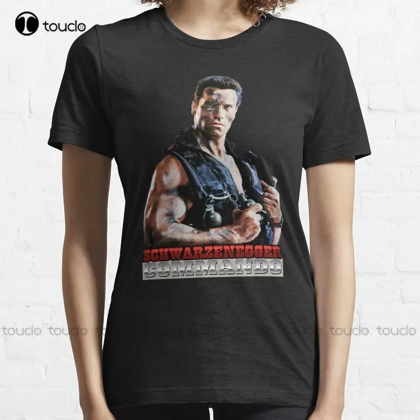 Arnold Schwarzenegger Commando Classic T-Shirt t-shirt dress Custom aldult Teen unisex digital printing xs-5xl All seasons