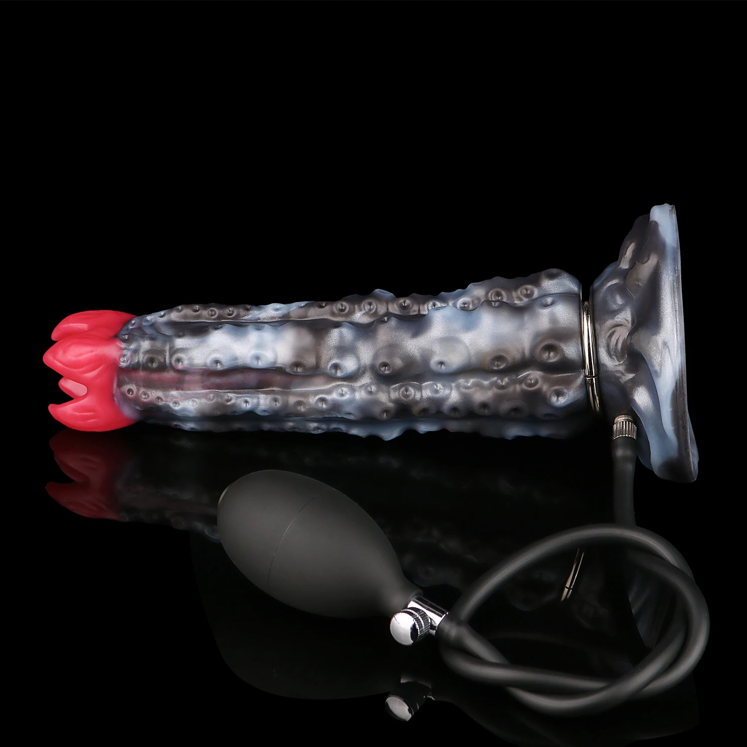 ORALSX 空気圧式産卵器 吸盤付きアナルプラグ 膣球 中空ディルド 大人向けゲーム セックス玩具 女性男性18歳以上向け