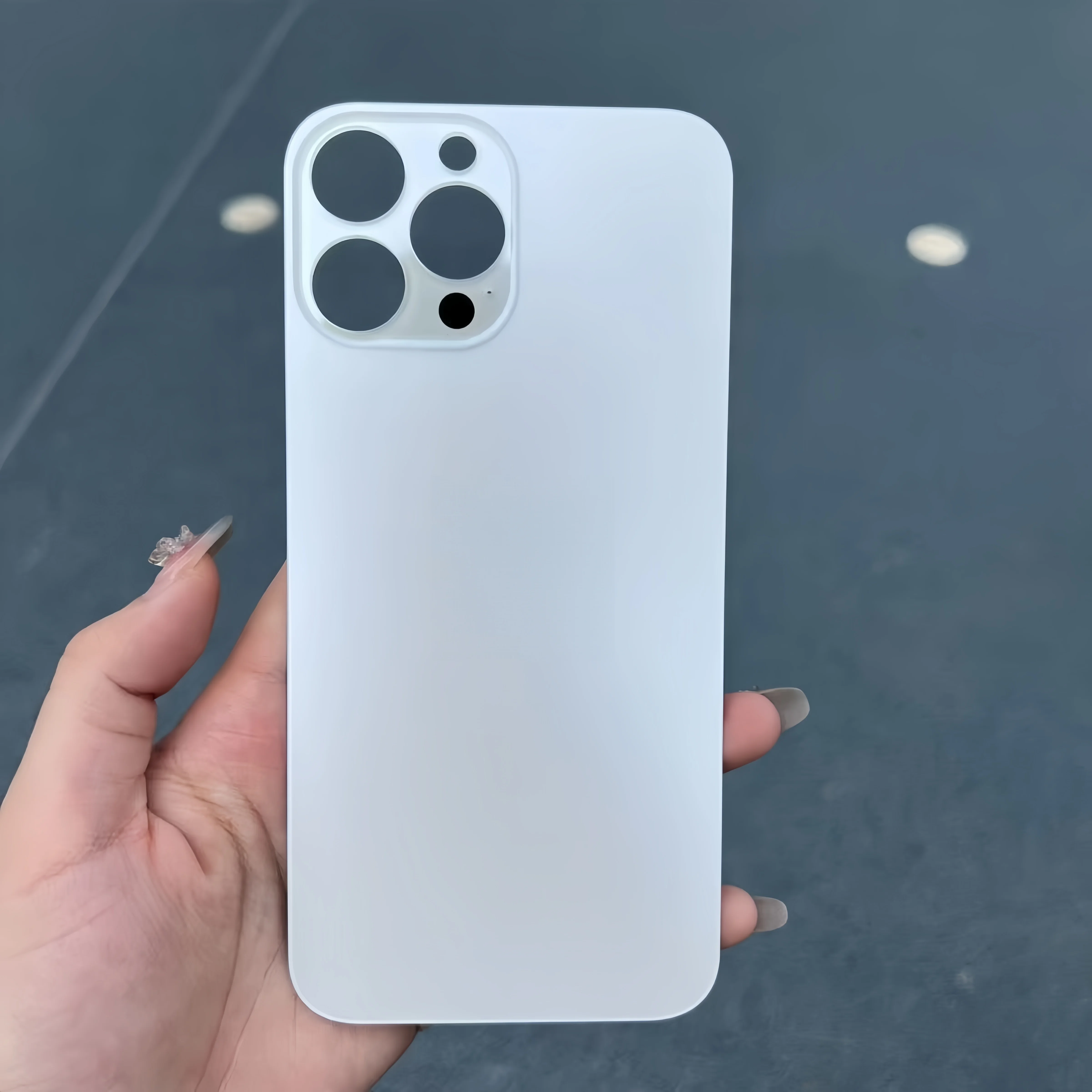 غطاء خلفي زجاجي جديد لملحقات الهاتف المحمول iPhone 13 pro استبدال الغطاء الخلفي الزجاجي