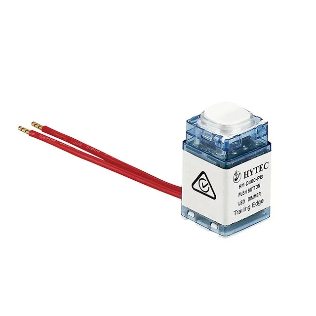 Reliable Durable Push Button Dimmer 0-100% Dimming Long Service Life with Wire Connection Controller Type