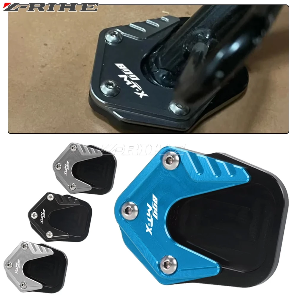 

2026 Kickstand Foot Side Stand Extension Pad Support Plate Pedal FOR CFMOTO 800MT-X 800MTX MTX 800 2024 2025 800MTX Accessories