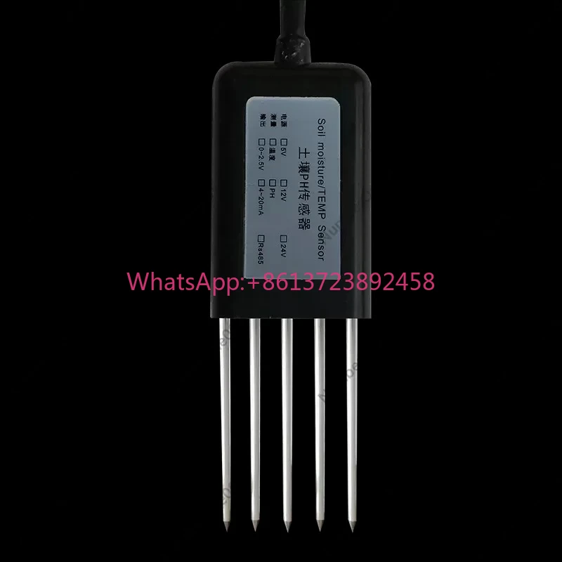 Original7-in-1 Soil NPK Sensor with RS485 Modbus for Agriculture, pH EC Temperature Humidity Tester 12-24V DC 0-1999mg/kg in Sto