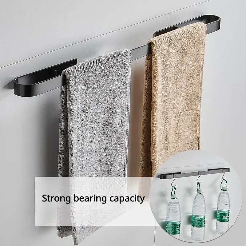 1pc High-class Aluminum Slipper Rack Wall Mount Bathroom Bedroom Shoe Hanging Holder Toilet Wall Door Towel Storage Shelf