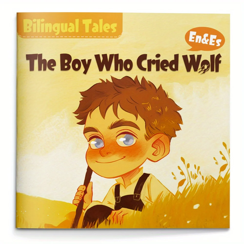 Bilingual Tales: The Boy Who Cried Wolf, Classic Fable Storybook for Kids