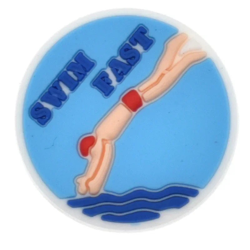 Shoe Charms for Crocs Accessories Paddling Swimming Shoes Charm for Croc Decorations Pins Men Accessory Jeans Woman Clogs Clips
